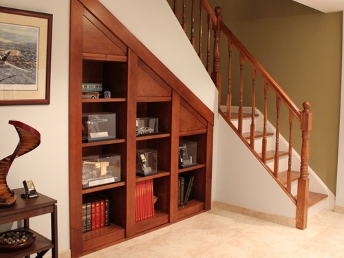 under staircase door closed.