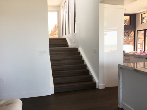 closed lifting staircase hidden door