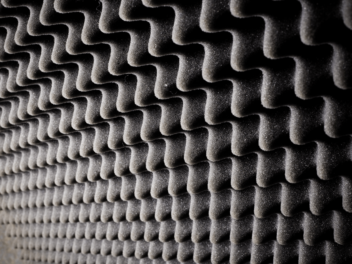 Soundproofing foam.