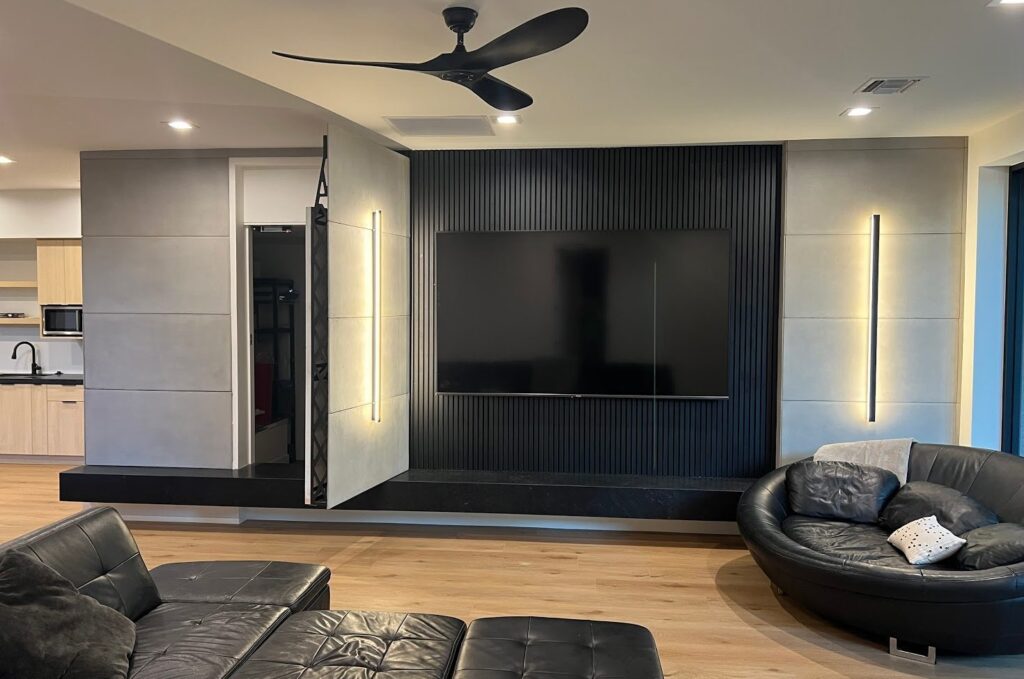 Creative Home Engineering Concrete Concealed Panel Door Project